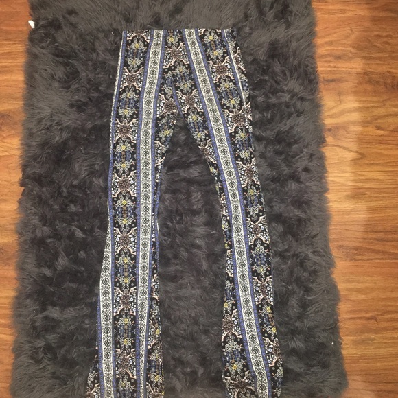 Pants - PRINTED PALAZZO PANTS